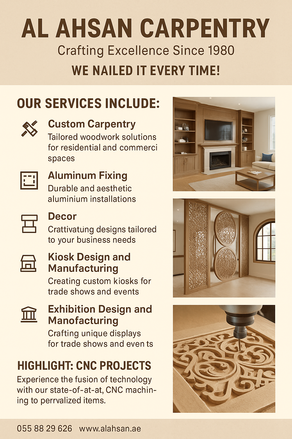 Al Ahsan Carpentry Promo